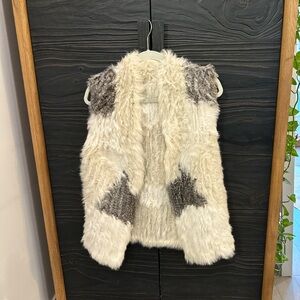 Real Fur Vest Mint Condition